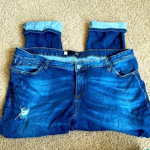 Kit from the Kloth Catherine Slouchy Boyfriend Jeans, Size 20W